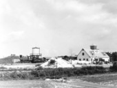 Train and station at Pioneer City - Davie, Florida.