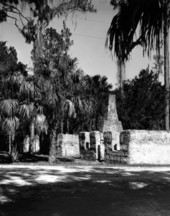 Ruins at Kingsley Plantation State Park - Fort George Island, Florida.
