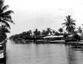 Homes on the Atlantic Intracoastal Waterway - Fort Lauderdale, Florida.