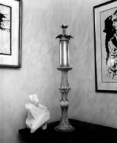 Ceramic lamp by Genell and Blair Boozer - New Smyrna Beach, Florida