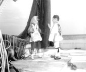 Nichols children at the Florida Seafood Festival - Apalachicola, Florida