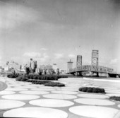 View of Jacksonville from waterfront park - Jacksonville, Florida