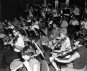 Members of the orchestra at the Florida International Festival rehearsal - Daytona Beach, Florida