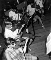 Members of the orchestra at the Florida International Festival rehearsal - Daytona Beach, Florida
