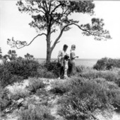 People at the St. Joseph Peninsula State Park campground - Gulf County, Florida