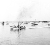 Isle of Eight Flags Shrimp Festival boat races - Fernandina Beach, Florida