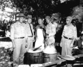 State Board of Conservation officers at the Florida Seafood Festival - Apalachicola, Florida