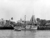 Dixie Queen shrimp boat at the shrimp boat races - Fernandina Beach, Florida