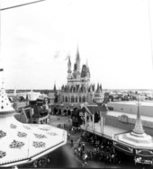View of the castle at the Magic Kingdom - Orlando, Florida.