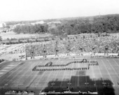 Marching band in Doak Campbell Stadium - Tallahassee, Florida.