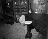 Musical instruments at Koreshan Historic State Historic site - Estero, Florida.