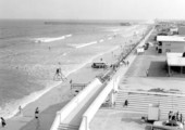 Promenade and beach.
