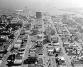 Aerial view of the city - Saint Petersburg, Florida.