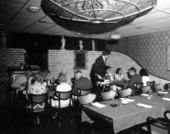 Dining at Berns Steak House - Tampa, Florida.