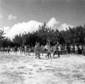 Costumed participants of the Leif Erickson Day Festival