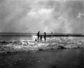 Family at the beach