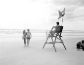 Life guard stand at Jacksonville Beach.
