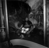 A barbarian warrior on display at Potter's Wax Museum - Saint Augustine, Florida