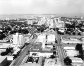 Aerial view of the city - Sarasota, Florida.