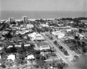 Aerial view of Sarasota.