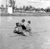Small swamp buggy in Naples' Swamp buggy race - Naples, Florida