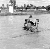 Small swamp buggy in Naples' Swamp buggy race - Naples, Florida