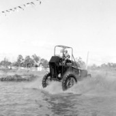 Swamp buggy in Naples' swamp buggy race - Naples, Florida