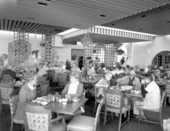 Interior view of Pappas' restaurant - Tarpon Springs, Florida