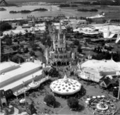 View of the castle at the Magic Kingdom - Orlando, Florida.