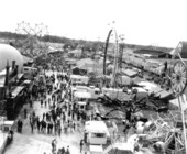 Amusement rides at the Tampa State Fair - Tampa, Florida