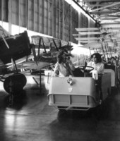 Wing and Wheels airplane and antique car attraction - Orlando, Florida.