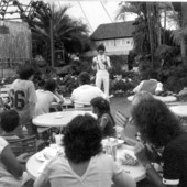 Man juggling in front of audience - Orlando, Florida