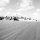 Automobiles on the beach