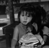 Young Miccosukee Indian girl - Dade County, Florida