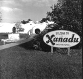 Entrance to the Xanadu futuristic attraction - Kissimmee, Florida