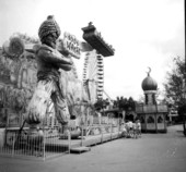 Amusement rides on the midway- Orlando, Florida