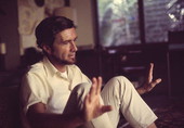 Portrait of author James Leo Herlihy at his home on Bakers Lane - Key West, Florida.
