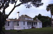 Main house at the Kingsley Plantation State Historic Site - Fort George Island, Florida.