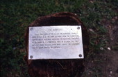 Sign for "The Quarters" at Kingsley Plantation State Historic Site - Fort George Island, Florida.