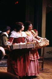 Actresses on stage at the Asolo Theater - Sarasota, Florida..