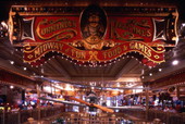 Interior view of Commander Ragtime's at Church Street Station in Orlando, Florida.