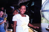 Student at the Brevard Community College Astronaut Memorial Hall - Cocoa, Florida.