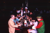 Visitors at the Shakespeare's Tavern and Playhouse attraction in Orlando, Florida.