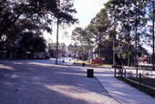 View showing the wild west town at the Six Gun Territory tourist attraction in Ocala, Florida.