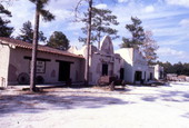 View showing a section of the wild west town at the Six Gun Territory theme park in Ocala, Florida.