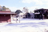 View of the wild west town at the Six Gun Territory tourist attraction in Ocala, Florida.