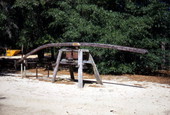 Sugarcane grinder at the Tallahassee Jr. Museum.