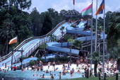 Water slides at the Weeki Wachee Springs amusement park.