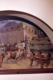 View of a diorama exhibit on display at McKee's Museum of Sunken Treasure in Plantation Key, Florida.