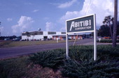 View showing the Abitibi Corporation hardboard producing plant in Blountstown, Florida.